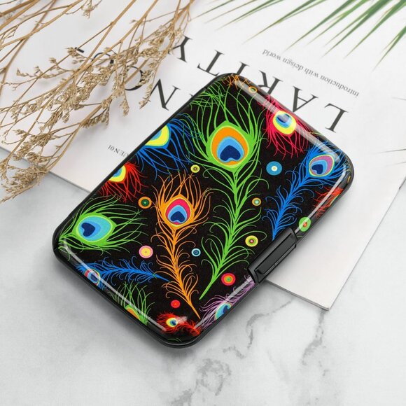 Wallet Credit Cards Holder Feather - Picture 7 of 7